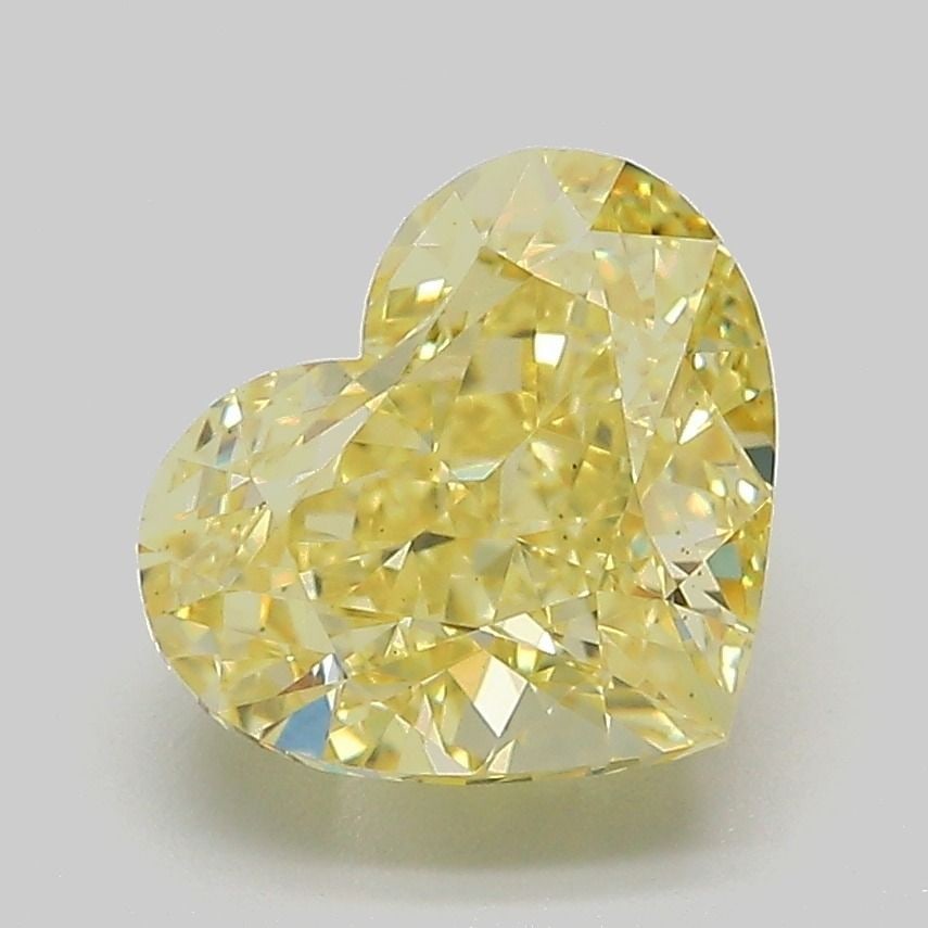 Loose Diamond - HEART 3.06ct Fancy Intense Yellow VS1: Loose Diamond - HEART 3.06ct Fancy Intense Yellow VS1 Source: This is a real non-mined Diamond that has been grown in a lab Shape: HEART Carats: 3.06 Color: Fancy Intense Yellow Certification: IGI Vid