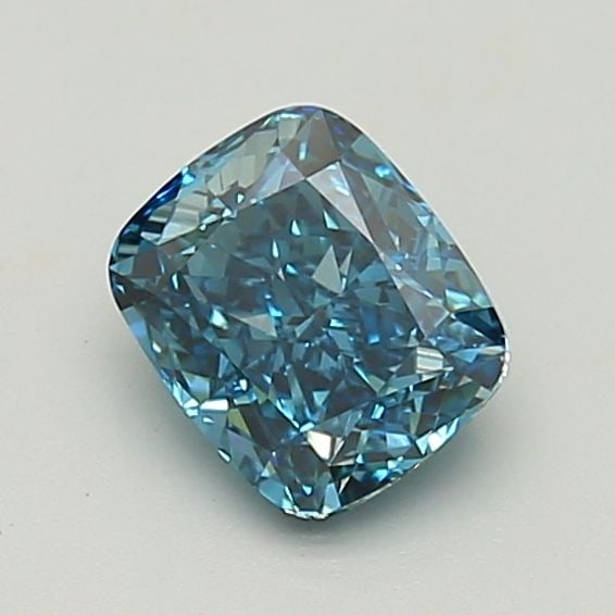 Loose Diamond - CUSHION MODIFIED 1.57ct Fancy Vivid Blue VVS2: Loose Diamond - CUSHION MODIFIED 1.57ct Fancy Vivid Blue VVS2 Source: This is a real non-mined Diamond that has been grown in a lab Shape: CUSHION MODIFIED Carats: 1.57 Color: Fancy Vivid Blue Certifi