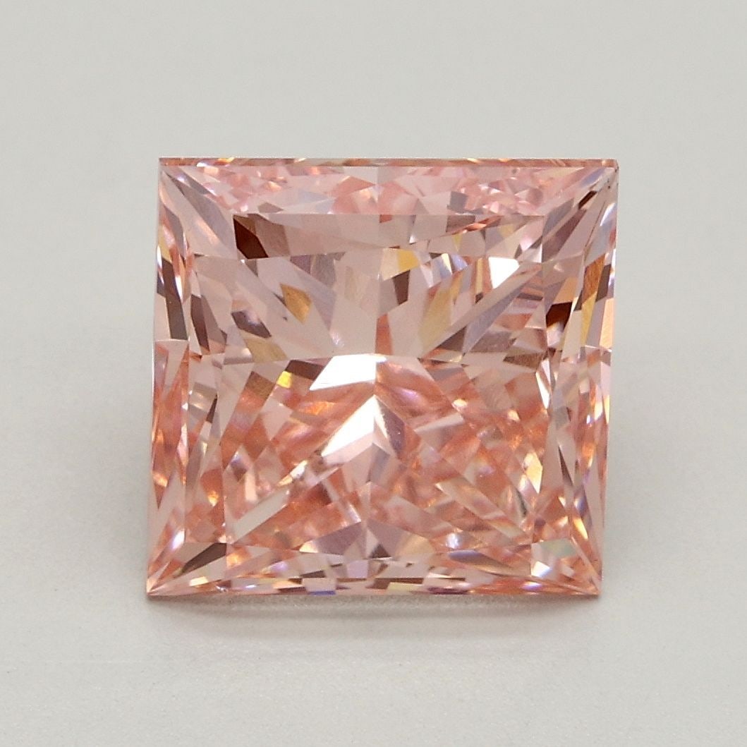 Loose Diamond - PRINCESS 3.15ct Fancy Intense Pink VS2: Loose Diamond - PRINCESS 3.15ct Fancy Intense Pink VS2 Source: This is a real non-mined Diamond that has been grown in a lab Shape: PRINCESS Carats: 3.15 Color: Fancy Intense Pink Certification: IGI V