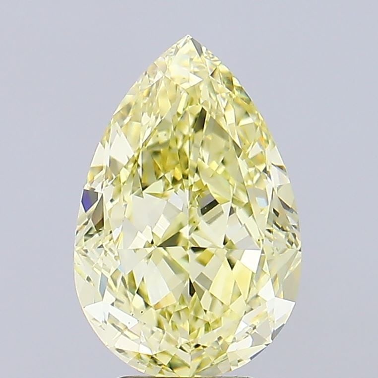 Loose Diamond - PEAR 4.65ct Fancy Intense Yellow VS1: Loose Diamond - PEAR 4.65ct Fancy Intense Yellow VS1 Source: This is a real non-mined Diamond that has been grown in a lab Shape: PEAR Carats: 4.65 Color: Fancy Intense Yellow Certification: IGI