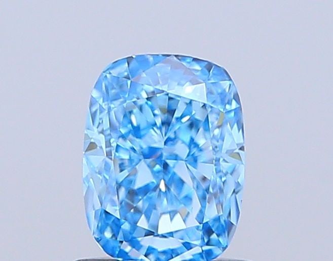 Loose Diamond - CUSHION MODIFIED 1.0ct Fancy Vivid Blue VS1: Loose Diamond - CUSHION MODIFIED 1.0ct Fancy Vivid Blue VS1 Source: This is a real non-mined Diamond that has been grown in a lab Shape: CUSHION MODIFIED Carats: 1.0 Color: Fancy Vivid Blue
