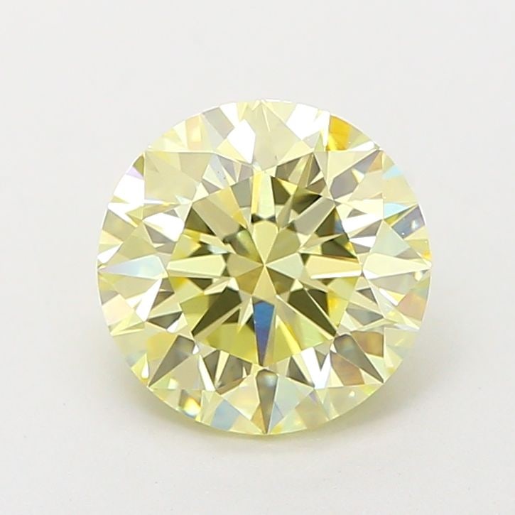 Loose Diamond - ROUND 2.03ct Fancy Yellow VS1: Loose Diamond - ROUND 2.03ct Fancy Yellow VS1 Source: This is a real non-mined Diamond that has been grown in a lab Shape: ROUND Carats: 2.03 Color: Fancy Yellow Certification: IGI Video: