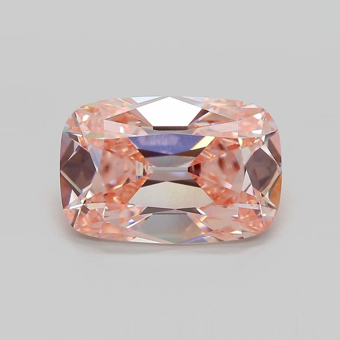 Loose Diamond - CUSHION BRILLIANT 5.2ct Fancy Intense Pink VS1: Loose Diamond - CUSHION BRILLIANT 5.2ct Fancy Intense Pink VS1 Source: This is a real non-mined Diamond that has been grown in a lab Shape: CUSHION BRILLIANT Carats: 5.2 Color: Fancy Intense Pink Cert