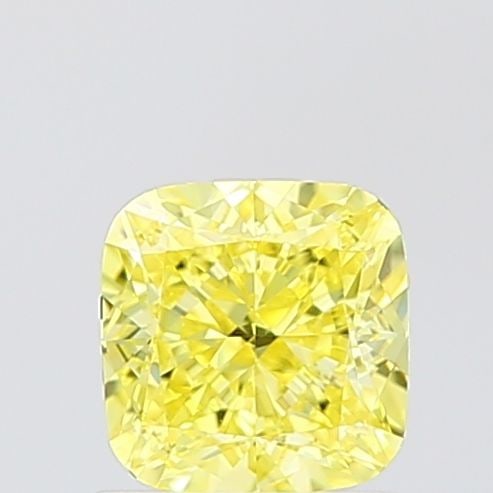 Loose Diamond - CUSHION BRILLIANT 1.06ct Fancy Vivid Yellow IF: Loose Diamond - CUSHION BRILLIANT 1.06ct Fancy Vivid Yellow IF Source: This is a real non-mined Diamond that has been grown in a lab Shape: CUSHION BRILLIANT Carats: 1.06 Color: Fancy Vivid Yellow Cer