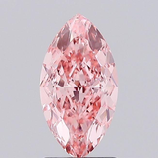 Loose Diamond - MARQUISE 1.57ct Fancy Vivid Pink VVS2: Loose Diamond - MARQUISE 1.57ct Fancy Vivid Pink VVS2 Source: This is a real non-mined Diamond that has been grown in a lab Shape: MARQUISE Carats: 1.57 Color: Fancy Vivid Pink Certification: IGI Vide