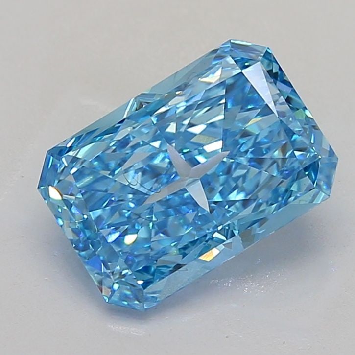 Loose Diamond - RADIANT 5.52ct Fancy Vivid Blue VS2: Loose Diamond - RADIANT 5.52ct Fancy Vivid Blue VS2 Source: This is a real non-mined Diamond that has been grown in a lab Shape: RADIANT Carats: 5.52 Color: Fancy Vivid Blue Certification: IGI Video: