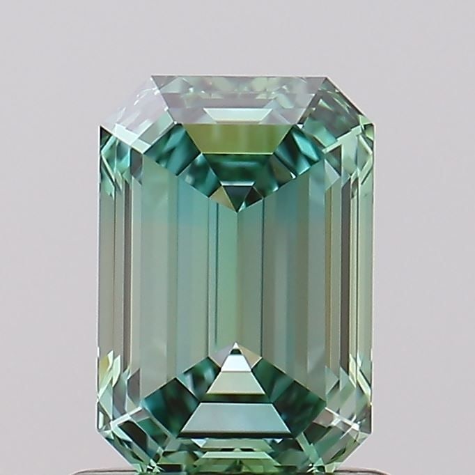 Loose Diamond - EMERALD 1.01ct Fancy Vivid Green IF: Loose Diamond - EMERALD 1.01ct Fancy Vivid Green IF Source: This is a real non-mined Diamond that has been grown in a lab Shape: EMERALD Carats: 1.01 Color: Fancy Vivid Green Certification: IGI Video: