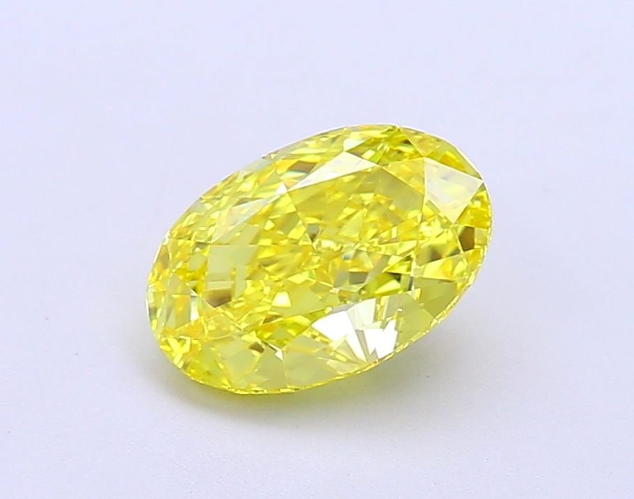 Loose Diamond - OVAL 1.74ct Fancy Vivid Yellow VS1: Loose Diamond - OVAL 1.74ct Fancy Vivid Yellow VS1 Source: This is a real non-mined Diamond that has been grown in a lab Shape: OVAL Carats: 1.74 Color: Fancy Vivid Yellow Certification: IGI Video: