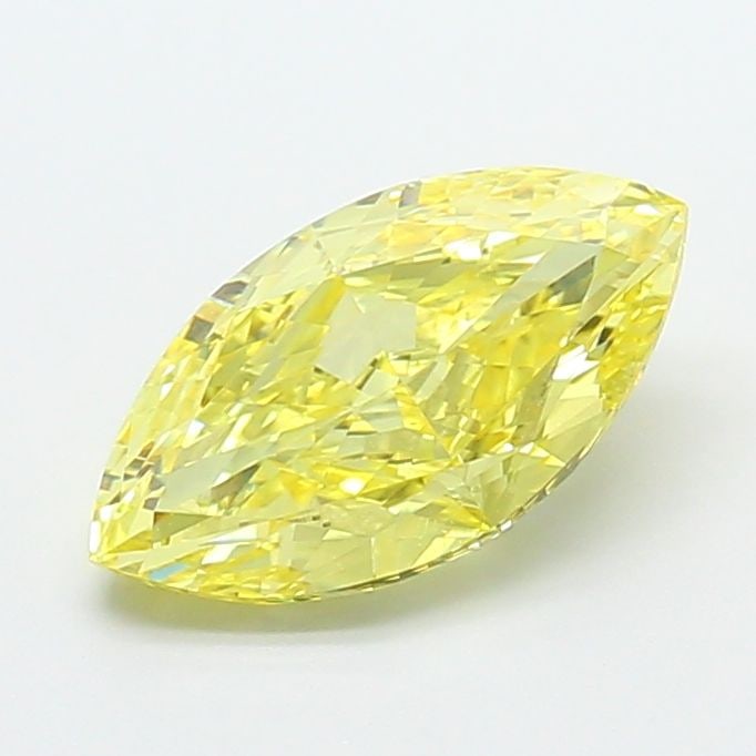 Loose Diamond - MARQUISE 2.5ct Fancy Intense Yellow VS1: Loose Diamond - MARQUISE 2.5ct Fancy Intense Yellow VS1 Source: This is a real non-mined Diamond that has been grown in a lab Shape: MARQUISE Carats: 2.5 Color: Fancy Intense Yellow Certification: IGI