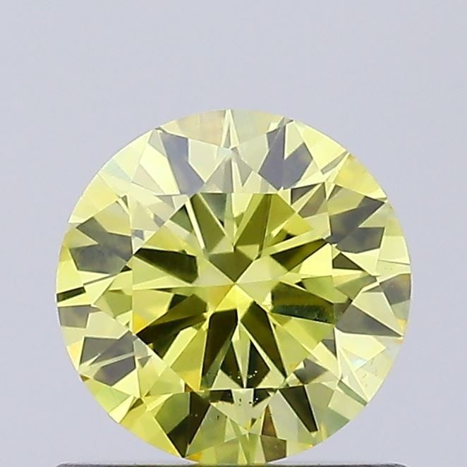 Loose Diamond - ROUND 0.61ct Fancy Intense Yellow VS2: Loose Diamond - ROUND 0.61ct Fancy Intense Yellow VS2 Source: This is a real non-mined Diamond that has been grown in a lab Shape: ROUND Carats: 0.61 Color: Fancy Intense Yellow Certification: IGI Vid