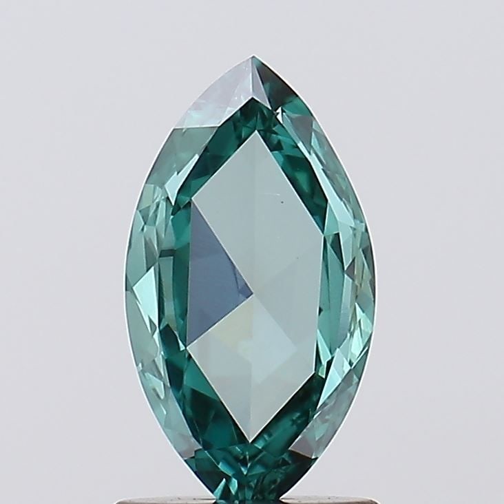Loose Diamond - MARQUISE 1.0ct Fancy Intense Green VS1: Loose Diamond - MARQUISE 1.0ct Fancy Intense Green VS1 Source: This is a real non-mined Diamond that has been grown in a lab Shape: MARQUISE Carats: 1.0 Color: Fancy Intense Green Certification: IGI V