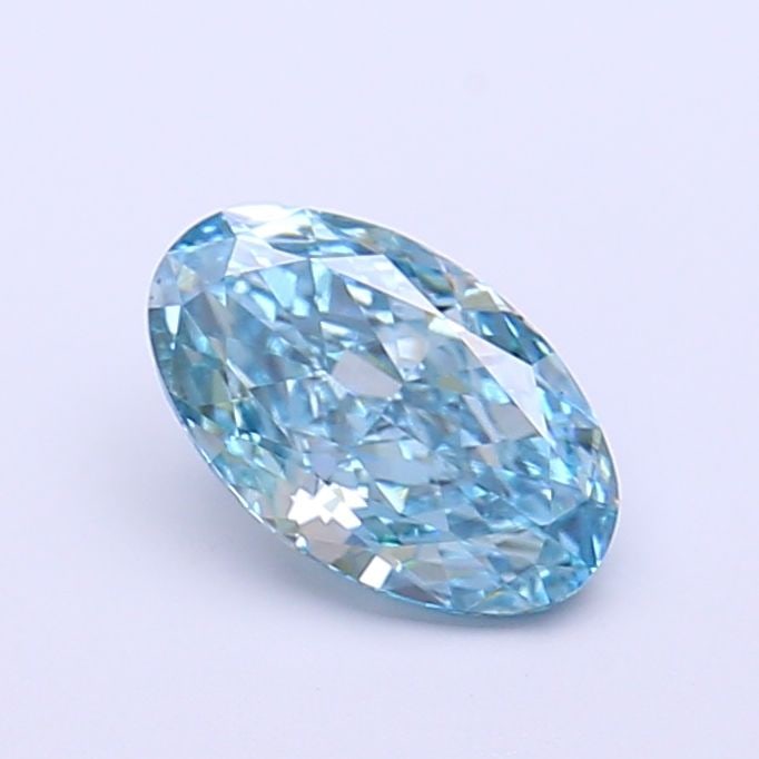 Loose Diamond - OVAL 1.01ct Fancy Vivid Greenish Blue VS1: Loose Diamond - OVAL 1.01ct Fancy Vivid Greenish Blue VS1 Source: This is a real non-mined Diamond that has been grown in a lab Shape: OVAL Carats: 1.01 Color: Fancy Vivid Greenish Blue Certification: