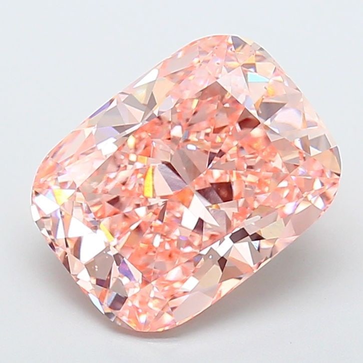Loose Diamond - CUSHION MODIFIED 7.17ct Fancy Intense Pink VVS2: Loose Diamond - CUSHION MODIFIED 7.17ct Fancy Intense Pink VVS2 Source: This is a real non-mined Diamond that has been grown in a lab Shape: CUSHION MODIFIED Carats: 7.17 Color: Fancy Intense Pink Cer