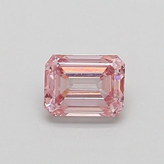 Loose Diamond - EMERALD 0.41ct Fancy Intense Pink VS1: Loose Diamond - EMERALD 0.41ct Fancy Intense Pink VS1 Source: This is a real non-mined Diamond that has been grown in a lab Shape: EMERALD Carats: 0.41 Color: Fancy Intense Pink Certification: IGI Vid