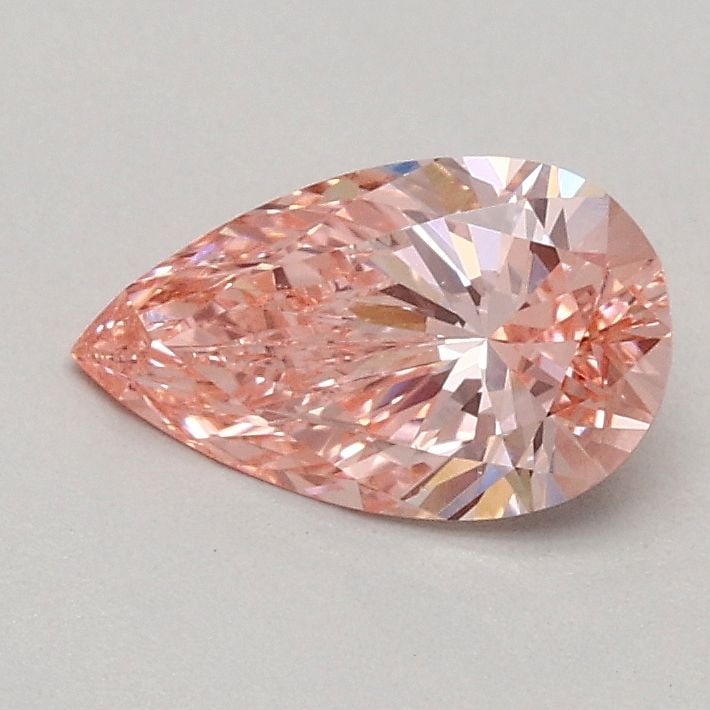 Loose Diamond - PEAR 0.52ct Fancy Vivid Pink VS1: Loose Diamond - PEAR 0.52ct Fancy Vivid Pink VS1 Source: This is a real non-mined Diamond that has been grown in a lab Shape: PEAR Carats: 0.52 Color: Fancy Vivid Pink Certification: IGI Video: