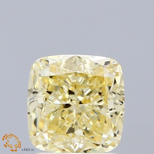 Loose Diamond - CUSHION MODIFIED 1.78ct Fancy Intense Yellow VS1: Loose Diamond - CUSHION MODIFIED 1.78ct Fancy Intense Yellow VS1 Source: This is a real non-mined Diamond that has been grown in a lab Shape: CUSHION MODIFIED Carats: 1.78 Color: Fancy Intense Yellow 