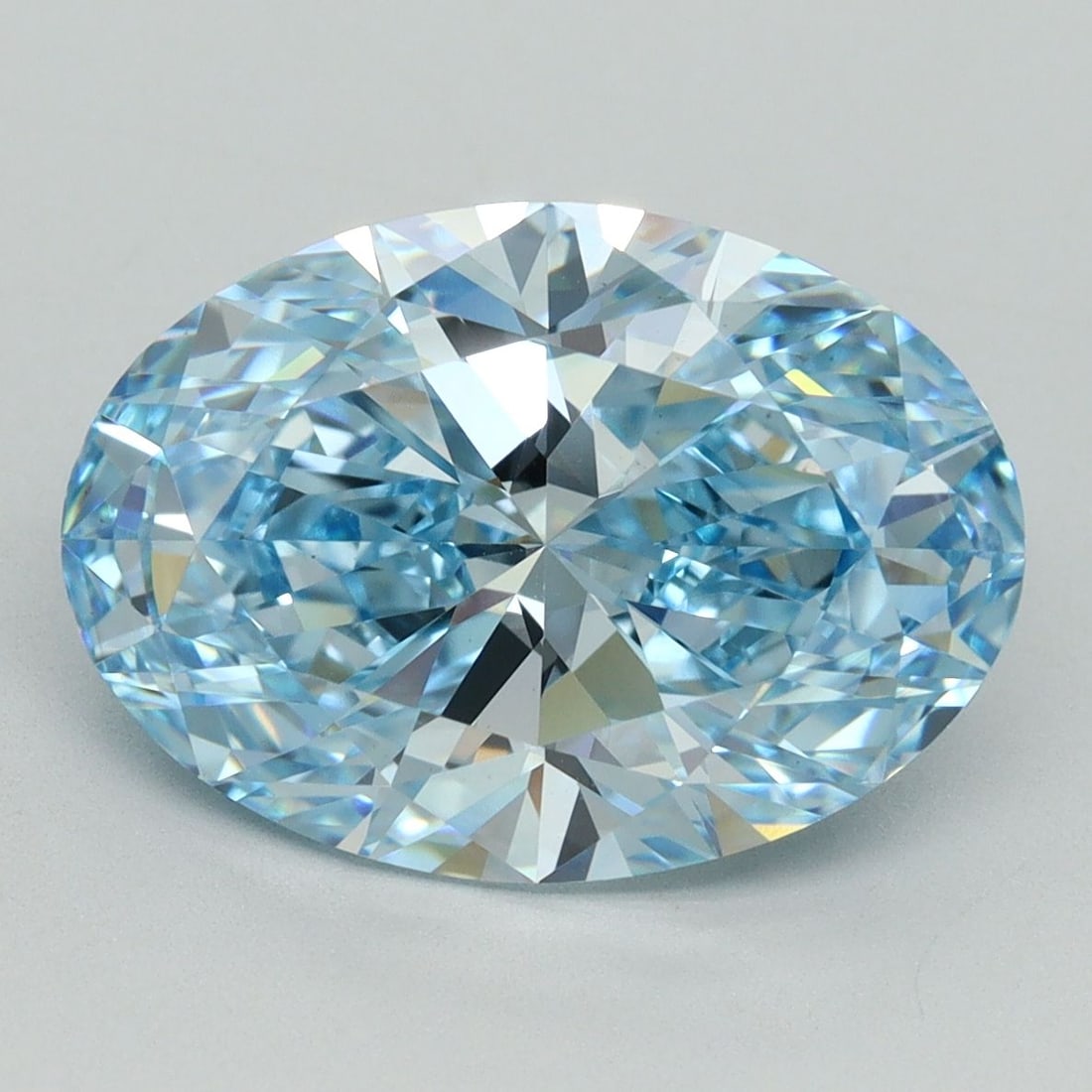 Loose Diamond - OVAL 5.23ct Fancy Vivid Blue VS1: Loose Diamond - OVAL 5.23ct Fancy Vivid Blue VS1 Source: This is a real non-mined Diamond that has been grown in a lab Shape: OVAL Carats: 5.23 Color: Fancy Vivid Blue Certification: IGI Video: Video