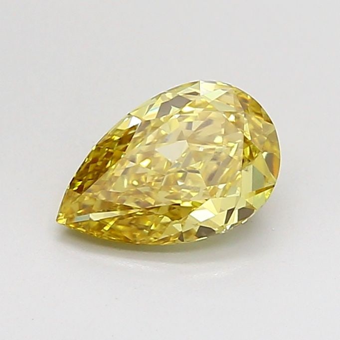 Loose Diamond - PEAR 1.03ct Fancy Intense Yellow VS1: Loose Diamond - PEAR 1.03ct Fancy Intense Yellow VS1 Source: This is a real non-mined Diamond that has been grown in a lab Shape: PEAR Carats: 1.03 Color: Fancy Intense Yellow Certification: IGI