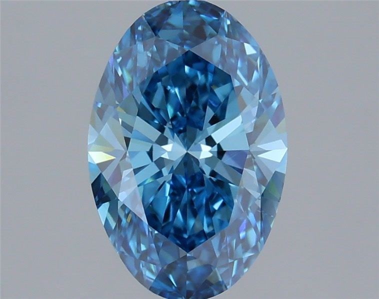 Loose Diamond - OVAL 2.51ct Fancy Vivid Blue VS2: Loose Diamond - OVAL 2.51ct Fancy Vivid Blue VS2 Source: This is a real non-mined Diamond that has been grown in a lab Shape: OVAL Carats: 2.51 Color: Fancy Vivid Blue Certification: IGI Video: