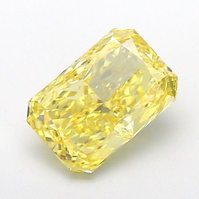 Loose Diamond - RADIANT 2.94ct Fancy Intense Yellow VVS2: Loose Diamond - RADIANT 2.94ct Fancy Intense Yellow VVS2 Source: This is a real non-mined Diamond that has been grown in a lab Shape: RADIANT Carats: 2.94 Color: Fancy Intense Yellow Certification: IG