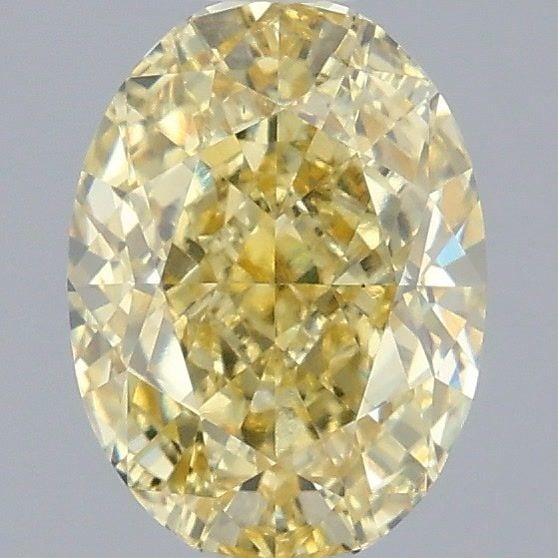 Loose Diamond - OVAL 2.56ct Fancy Intense Yellow VS1: Loose Diamond - OVAL 2.56ct Fancy Intense Yellow VS1 Source: This is a real non-mined Diamond that has been grown in a lab Shape: OVAL Carats: 2.56 Color: Fancy Intense Yellow Certification: IGI Video