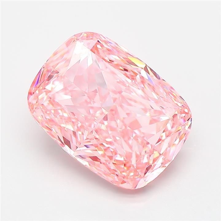 Loose Diamond - CUSHION MODIFIED 5.13ct Fancy Vivid Pink VVS2: Loose Diamond - CUSHION MODIFIED 5.13ct Fancy Vivid Pink VVS2 Source: This is a real non-mined Diamond that has been grown in a lab Shape: CUSHION MODIFIED Carats: 5.13 Color: Fancy Vivid Pink Certifi