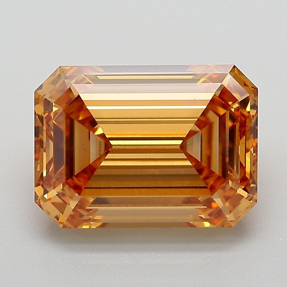 Loose Diamond - EMERALD 4.1ct Fancy Brownish Yellow VVS2: Loose Diamond - EMERALD 4.1ct Fancy Brownish Yellow VVS2 Source: This is a real non-mined Diamond that has been grown in a lab Shape: EMERALD Carats: 4.1 Color: Fancy Brownish Yellow Certification: IG
