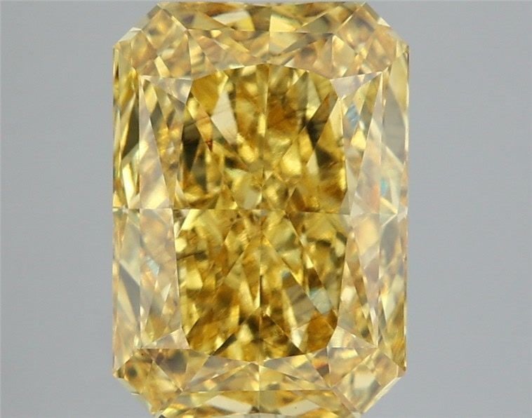 Loose Diamond - RADIANT 4.09ct Fancy Vivid Yellow SI1 (1 of 1)