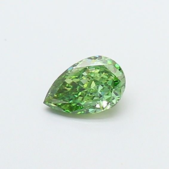 Loose Diamond - PEAR 0.34ct Fancy Vivid Green VS1: Loose Diamond - PEAR 0.34ct Fancy Vivid Green VS1 Source: This is a real non-mined Diamond that has been grown in a lab Shape: PEAR Carats: 0.34 Color: Fancy Vivid Green Certification: NONE Video: