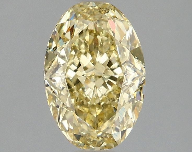 Loose Diamond - OVAL 1.57ct Fancy Intense Yellow VVS2: Loose Diamond - OVAL 1.57ct Fancy Intense Yellow VVS2 Source: This is a real non-mined Diamond that has been grown in a lab Shape: OVAL Carats: 1.57 Color: Fancy Intense Yellow Certification: IGI Vide