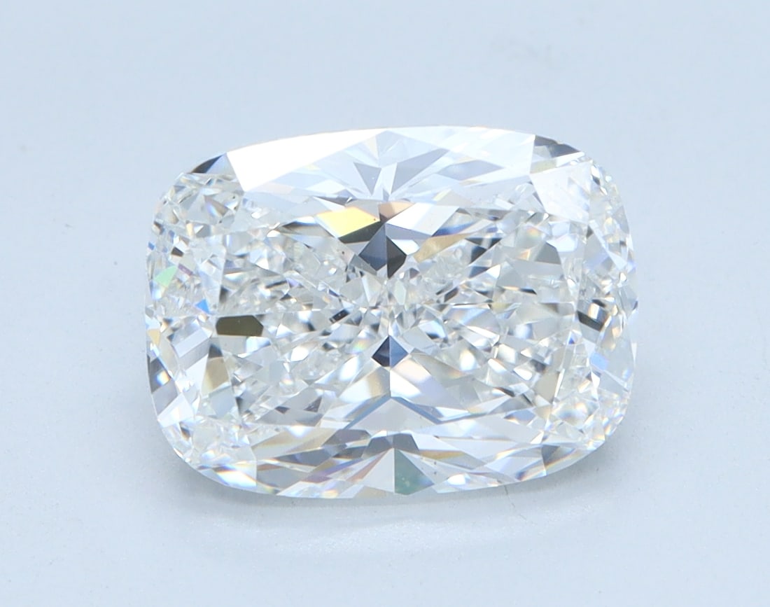 Loose Diamond - CUSHION 2.84ct E VS1: Loose Diamond - CUSHION 2.84ct E VS1 Source: This is a real non-mined Diamond that has been grown in a lab Shape: CUSHION Carats: 2.84 Color: E Clarity: VS1 Certification: IGI Condition: Pre-Owned PLE