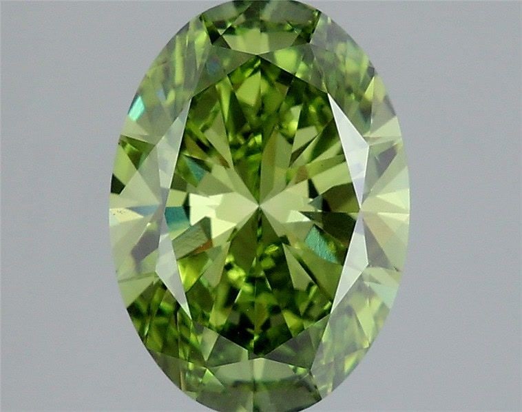 Loose Diamond - OVAL 2.49ct Fancy Vivid Green VS1: Loose Diamond - OVAL 2.49ct Fancy Vivid Green VS1 Source: This is a real non-mined Diamond that has been grown in a lab Shape: OVAL Carats: 2.49 Color: Fancy Vivid Green Certification: IGI Video: