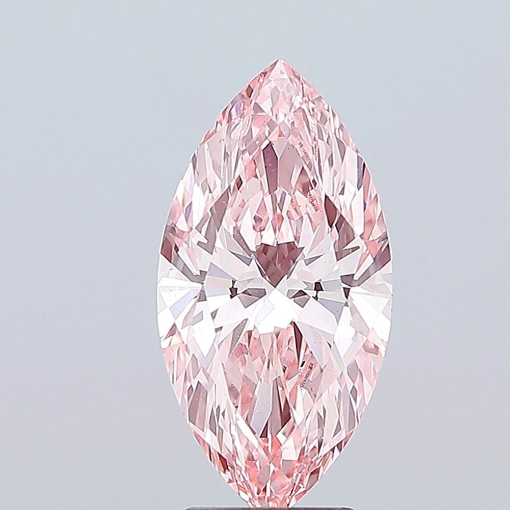 Loose Diamond - MARQUISE 4.02ct Fancy Vivid Pink VS1: Loose Diamond - MARQUISE 4.02ct Fancy Vivid Pink VS1 Source: This is a real non-mined Diamond that has been grown in a lab Shape: MARQUISE Carats: 4.02 Color: Fancy Vivid Pink Certification: IGI