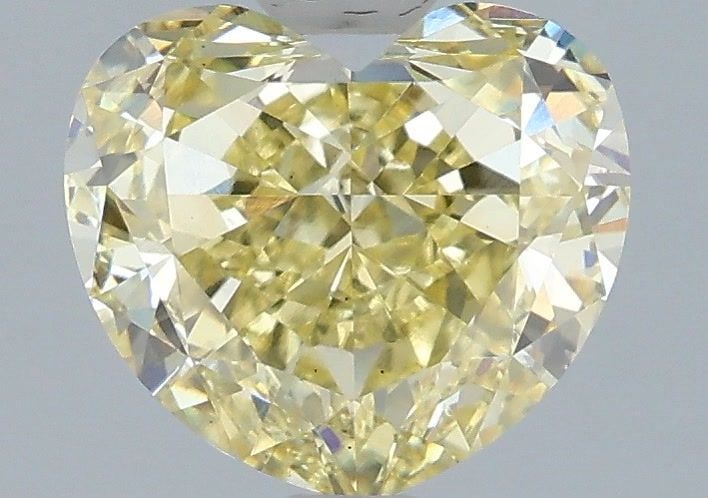Loose Diamond - HEART 2.56ct Fancy Intense Yellow VS1: Loose Diamond - HEART 2.56ct Fancy Intense Yellow VS1 Source: This is a real non-mined Diamond that has been grown in a lab Shape: HEART Carats: 2.56 Color: Fancy Intense Yellow Certification: IGI Vid
