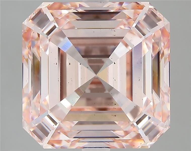 Loose Diamond - ASSCHER 10.46ct Fancy Intense Pink SI1: Loose Diamond - ASSCHER 10.46ct Fancy Intense Pink SI1 Source: This is a real non-mined Diamond that has been grown in a lab Shape: ASSCHER Carats: 10.46 Color: Fancy Intense Pink Certification: IGI V