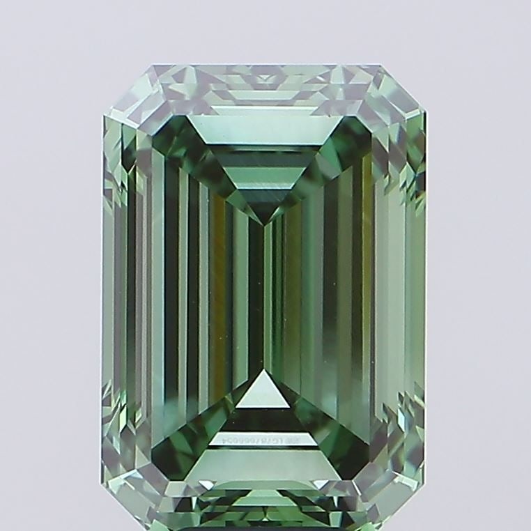 Loose Diamond - EMERALD 10.03ct Fancy Vivid Green VS1: Loose Diamond - EMERALD 10.03ct Fancy Vivid Green VS1 Source: This is a real non-mined Diamond that has been grown in a lab Shape: EMERALD Carats: 10.03 Color: Fancy Vivid Green Certification: IGI Vid