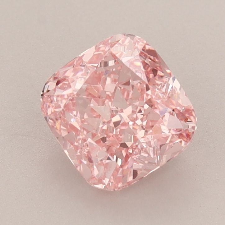 Loose Diamond - CUSHION BRILLIANT 1.32ct Fancy Vivid Pink VS1: Loose Diamond - CUSHION BRILLIANT 1.32ct Fancy Vivid Pink VS1 Source: This is a real non-mined Diamond that has been grown in a lab Shape: CUSHION BRILLIANT Carats: 1.32 Color: Fancy Vivid Pink