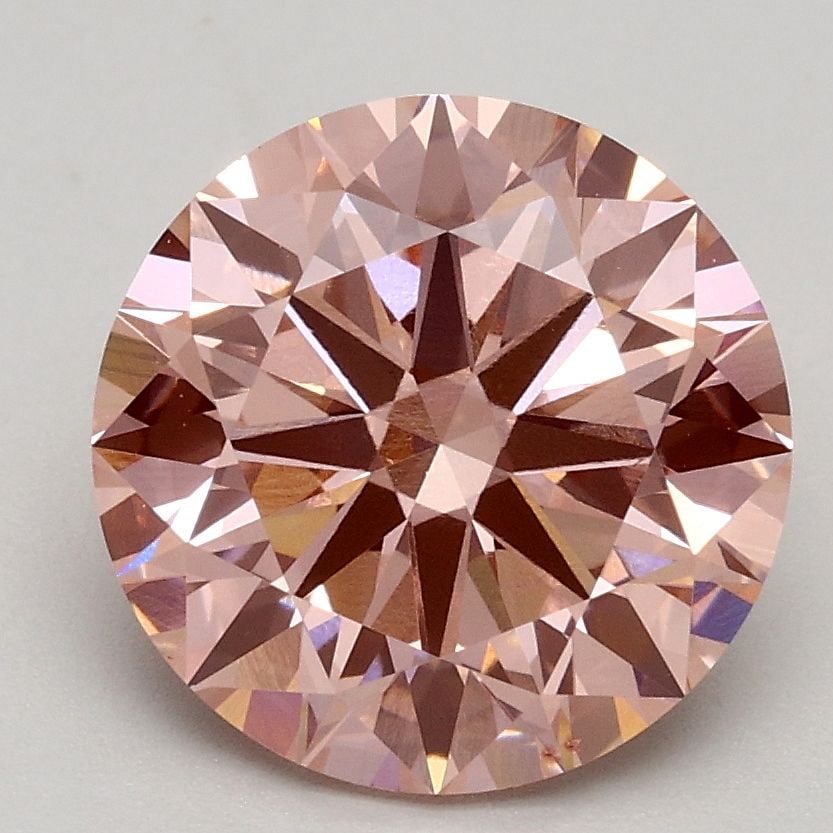 Loose Diamond - ROUND 2.3ct Fancy Intense Pink VS1: Loose Diamond - ROUND 2.3ct Fancy Intense Pink VS1 Source: This is a real non-mined Diamond that has been grown in a lab Shape: ROUND Carats: 2.3 Color: Fancy Intense Pink Certification: IGI Video: