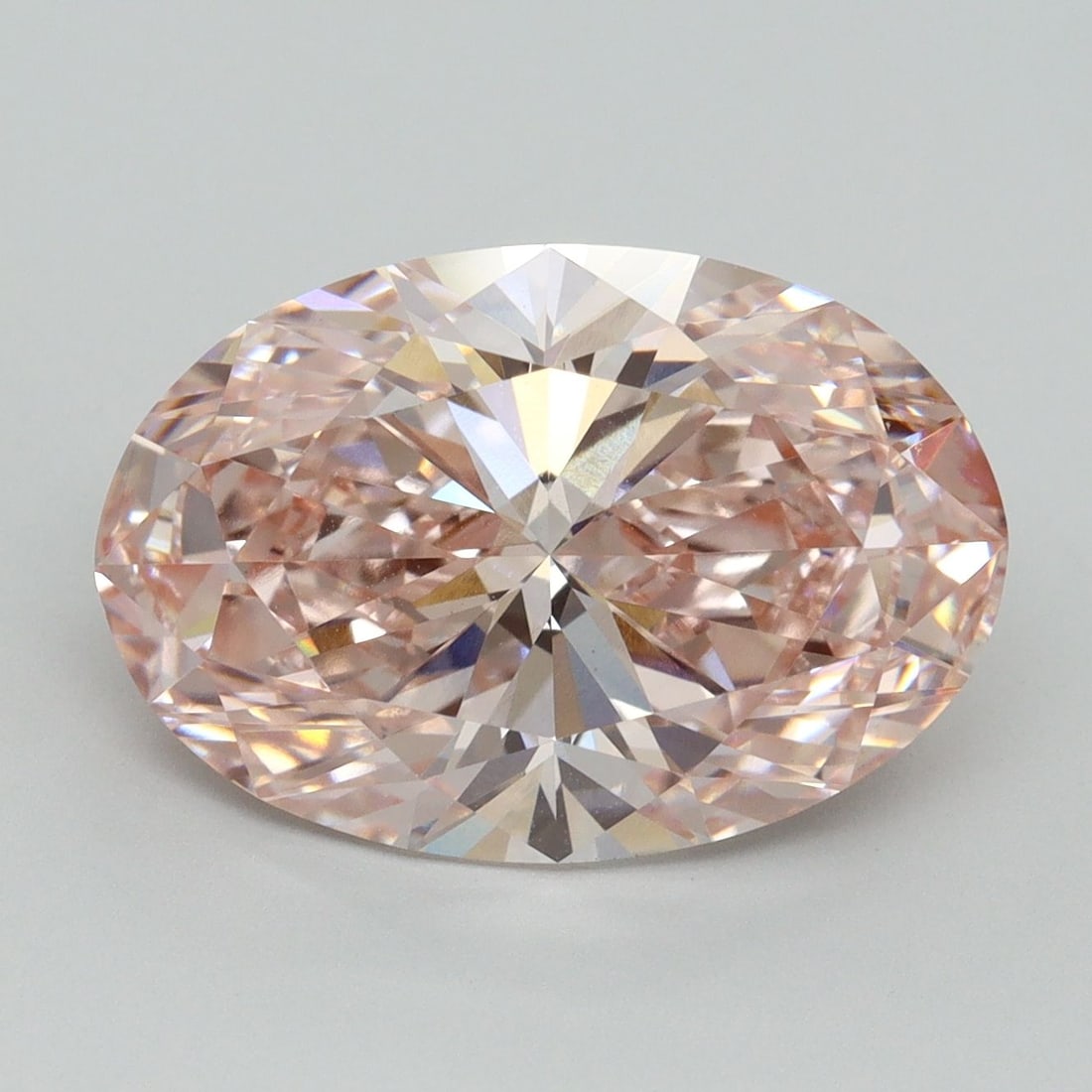 Loose Diamond - OVAL 6.02ct Fancy Vivid Pink VS1: Loose Diamond - OVAL 6.02ct Fancy Vivid Pink VS1 Source: This is a real non-mined Diamond that has been grown in a lab Shape: OVAL Carats: 6.02 Color: Fancy Vivid Pink Certification: IGI Video:
