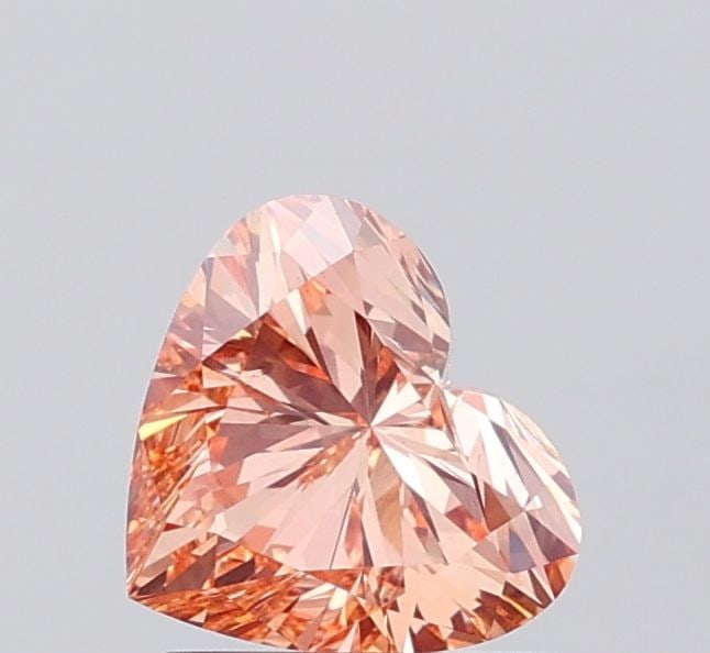 Loose Diamond - HEART 1.09ct Fancy Intense Brown Orange VS1: Loose Diamond - HEART 1.09ct Fancy Intense Brown Orange VS1 Source: This is a real non-mined Diamond that has been grown in a lab Shape: HEART Carats: 1.09 Color: Fancy Intense Brown Orange Certificat