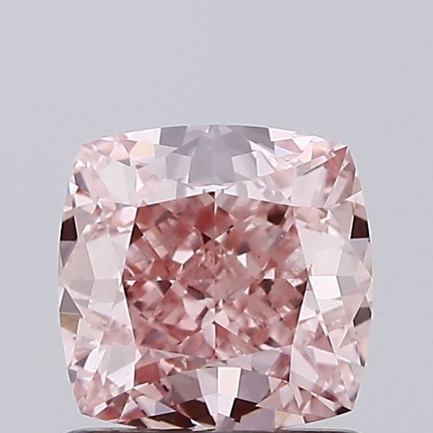Loose Diamond - CUSHION MODIFIED 1.22ct Fancy Intense Pink VS1: Loose Diamond - CUSHION MODIFIED 1.22ct Fancy Intense Pink VS1 Source: This is a real non-mined Diamond that has been grown in a lab Shape: CUSHION MODIFIED Carats: 1.22 Color: Fancy Intense Pink Cert