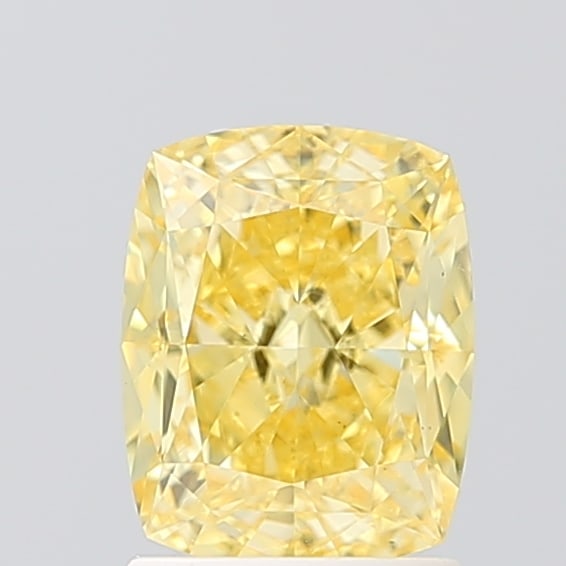 Loose Diamond - CUSHION 2.05ct YELLOW VS1: Loose Diamond - CUSHION 2.05ct YELLOW VS1 Source: This is a real non-mined Diamond that has been grown in a lab Shape: CUSHION Carats: 2.05 Color: YELLOW Clarity: VS1 Certification: IGI Condition: Pre