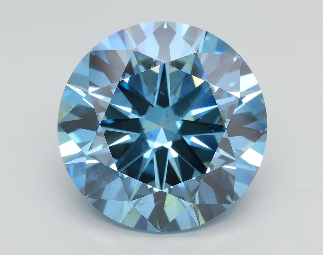 Loose Diamond - ROUND 10.05ct Fancy Vivid Blue VS2 (1 of 1)