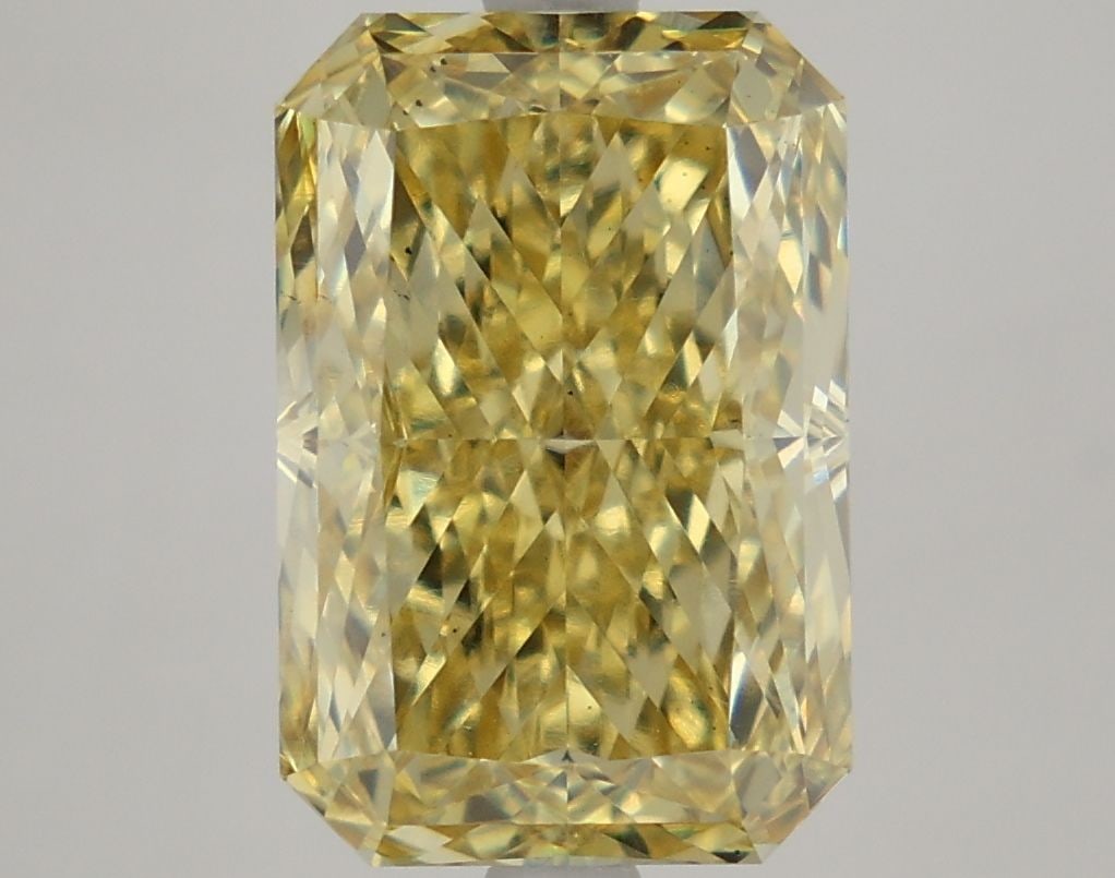 Loose Diamond - RADIANT 5.55ct Fancy Intense Yellow VS2: Loose Diamond - RADIANT 5.55ct Fancy Intense Yellow VS2 Source: This is a real non-mined Diamond that has been grown in a lab Shape: RADIANT Carats: 5.55 Color: Fancy Intense Yellow Certification: IGI