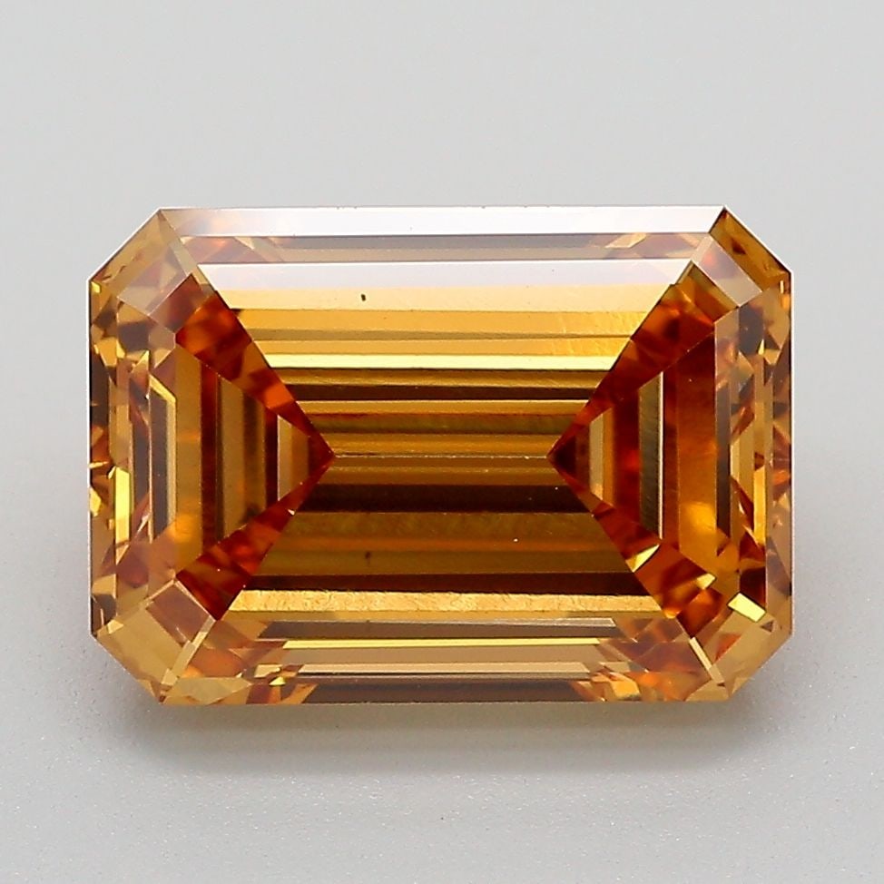 Loose Diamond - EMERALD 4.05ct Fancy Brownish Yellow VS1: Loose Diamond - EMERALD 4.05ct Fancy Brownish Yellow VS1 Source: This is a real non-mined Diamond that has been grown in a lab Shape: EMERALD Carats: 4.05 Color: Fancy Brownish Yellow Certification: