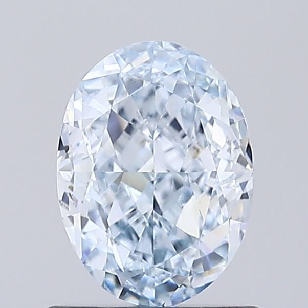Loose Diamond - OVAL 1.01ct Fancy Light Greenish Blue VVS2: Loose Diamond - OVAL 1.01ct Fancy Light Greenish Blue VVS2 Source: This is a real non-mined Diamond that has been grown in a lab Shape: OVAL Carats: 1.01 Color: Fancy Light Greenish Blue
