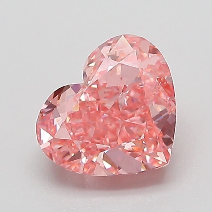 Loose Diamond - HEART 1.35ct Fancy Vivid Pink VVS2: Loose Diamond - HEART 1.35ct Fancy Vivid Pink VVS2 Source: This is a real non-mined Diamond that has been grown in a lab Shape: HEART Carats: 1.35 Color: Fancy Vivid Pink Certification: IGI Video:
