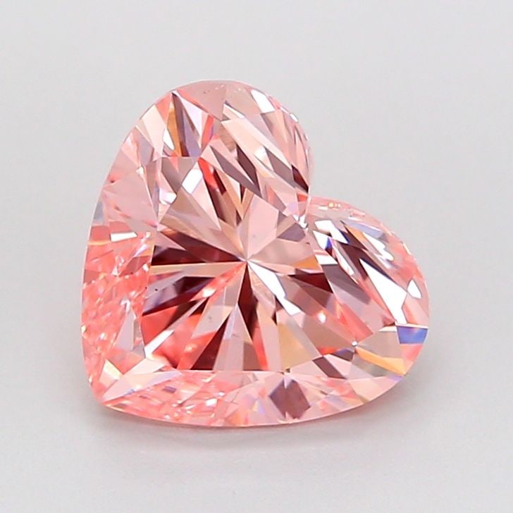 Loose Diamond - HEART 2.04ct Fancy Vivid Pink VS1: Loose Diamond - HEART 2.04ct Fancy Vivid Pink VS1 Source: This is a real non-mined Diamond that has been grown in a lab Shape: HEART Carats: 2.04 Color: Fancy Vivid Pink Certification: IGI Video: