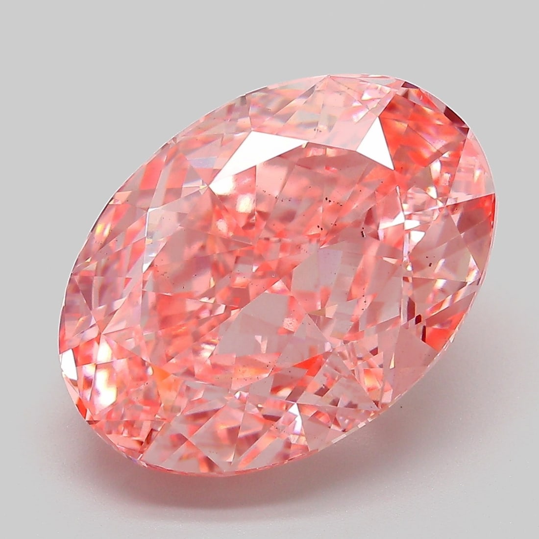 Loose Diamond - OVAL 10.63ct PINK VS2: Loose Diamond - OVAL 10.63ct PINK VS2 Source: This is a real non-mined Diamond that has been grown in a lab Shape: OVAL Carats: 10.63 Color: PINK Clarity: VS2 Certification: IGI Condition: Pre-Owned P