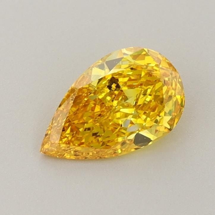 Loose Diamond - PEAR 0.62ct Fancy Vivid Yellow VS1: Loose Diamond - PEAR 0.62ct Fancy Vivid Yellow VS1 Source: This is a real non-mined Diamond that has been grown in a lab Shape: PEAR Carats: 0.62 Color: Fancy Vivid Yellow Certification: IGI Video: